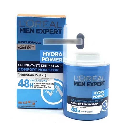 Loreal Paris Men Expert Hydra Power Comfort Non-Stop Water-Gel Moisturiser 50ml
